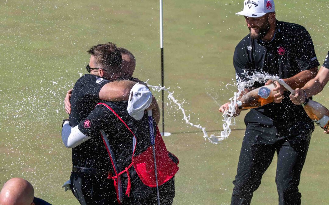 Jon Rahm roza la victoria y celebra otro triunfo de Legion XIII en Valderrama